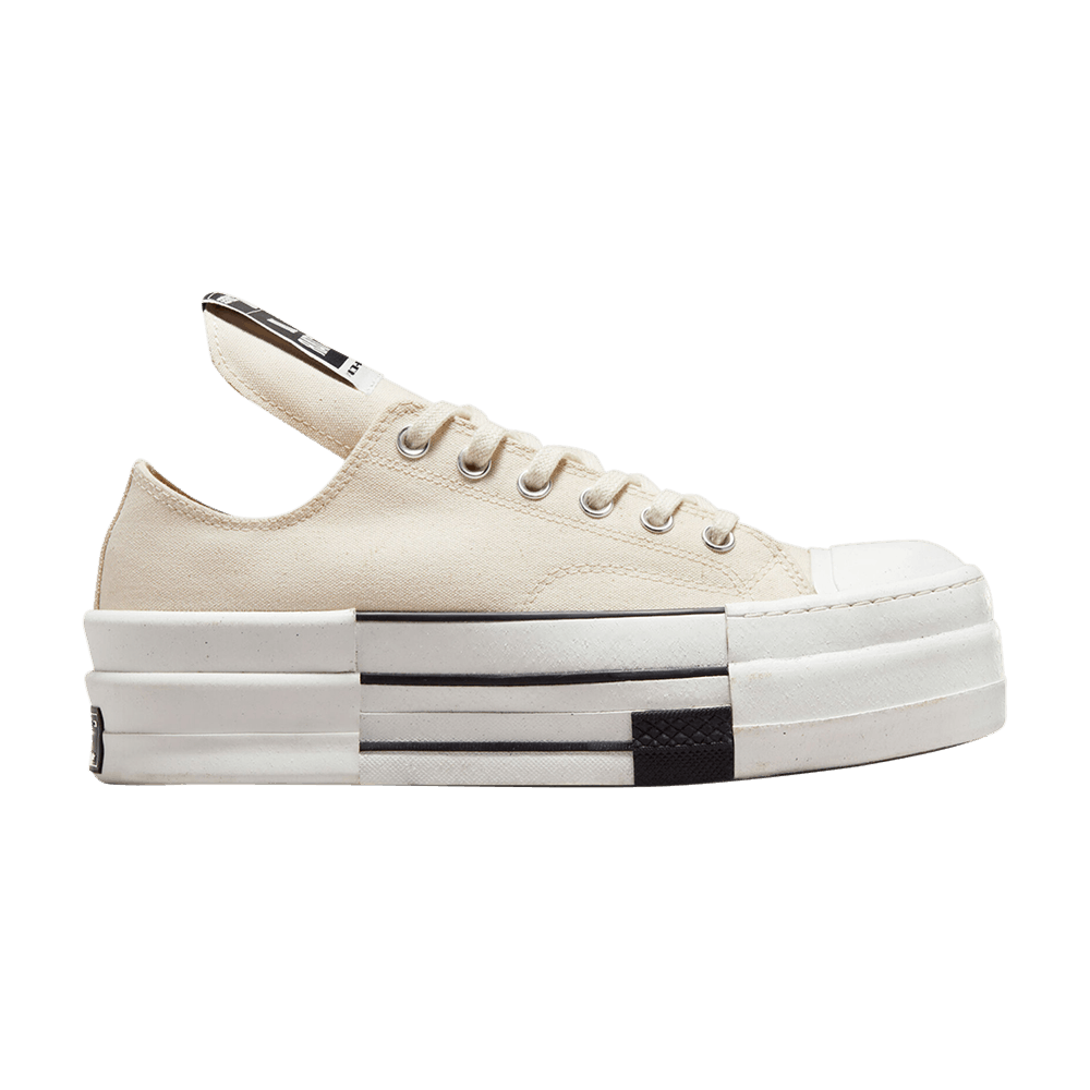 CONVERSE DRKSHDW CHUCK TAYLOR ALL STAR DBL DRKSTAR OX RICK OWENS DRKSTAR NATURAL IVORY