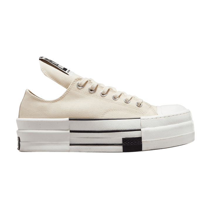CONVERSE DRKSHDW CHUCK TAYLOR ALL STAR DBL DRKSTAR OX RICK OWENS DRKSTAR NATURAL IVORY