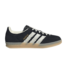 ADIDAS GAZELLE INDOOR CORE BLACK CREAM WHITE GUM (WOMEN'S)