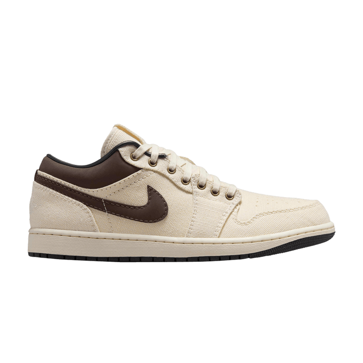 JORDAN 1 LOW PREMIUM PALE IVORY OFF NOIR BAROQUE BROWN