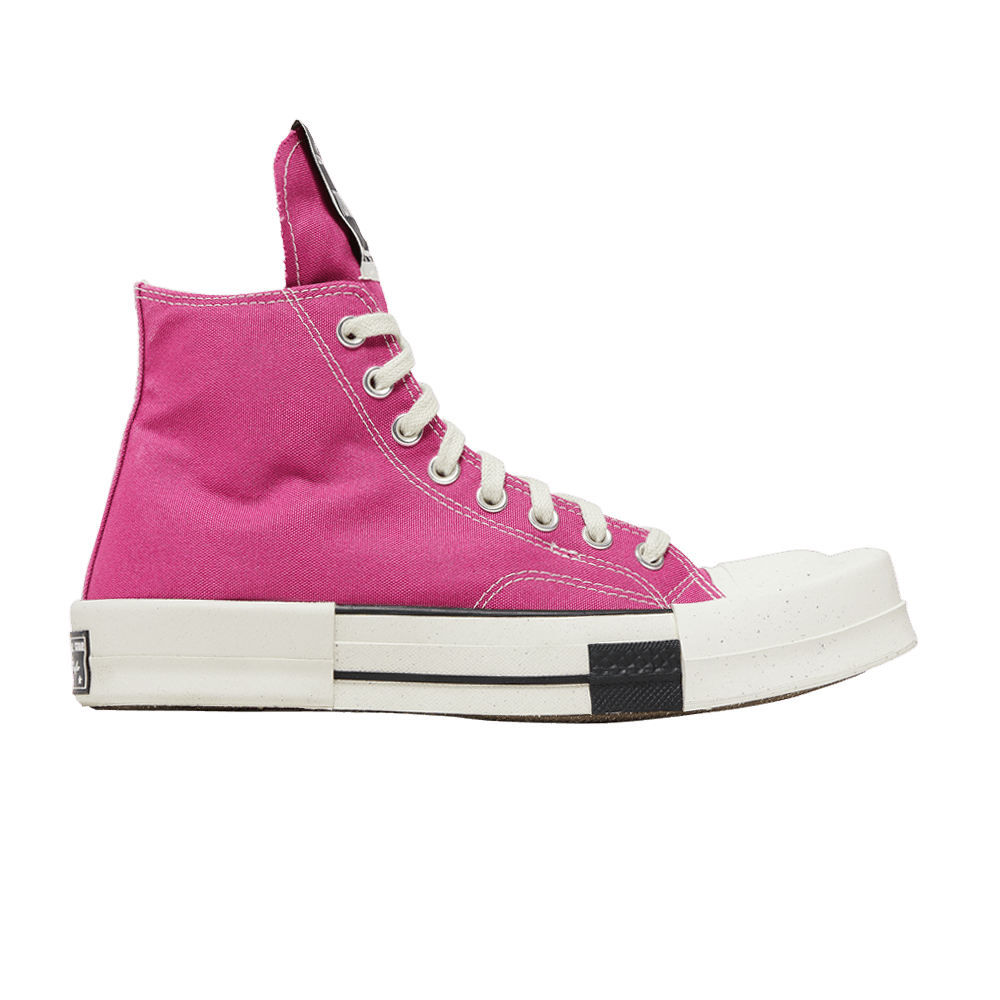 CONVERSE TURBODRK LACELESS CHUCK TAYLOR ALL STAR 70 HI RICK OWENS DRKSHDW CACTUS FLOWER PINK