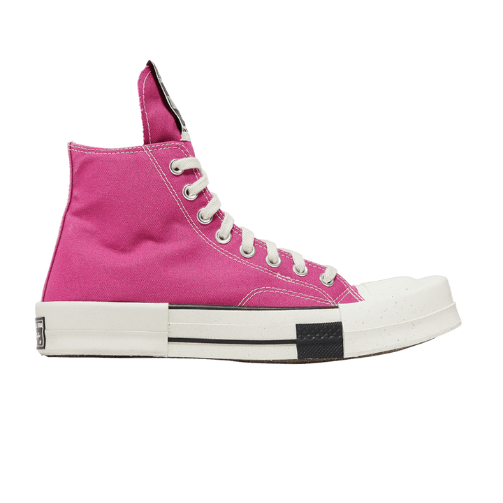 CONVERSE TURBODRK LACELESS CHUCK TAYLOR ALL STAR 70 HI RICK OWENS DRKSHDW CACTUS FLOWER PINK