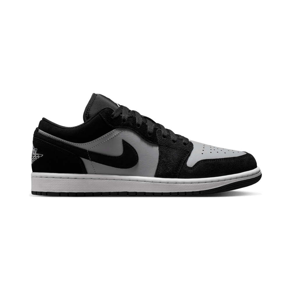 AIR JORDAN 1 LOW BLACK SMOKE GREY — Stock