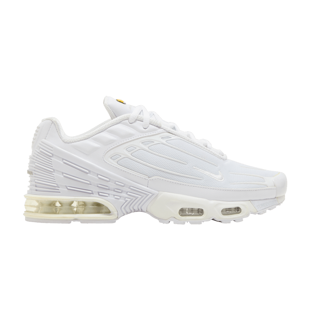 NIKE AIR MAX PLUS 3 TRIPLE WHITE — Stock #1