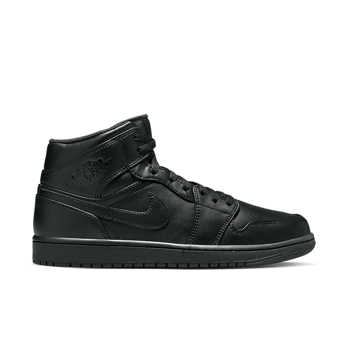 JORDAN 1 MID TRIPLE BLACK