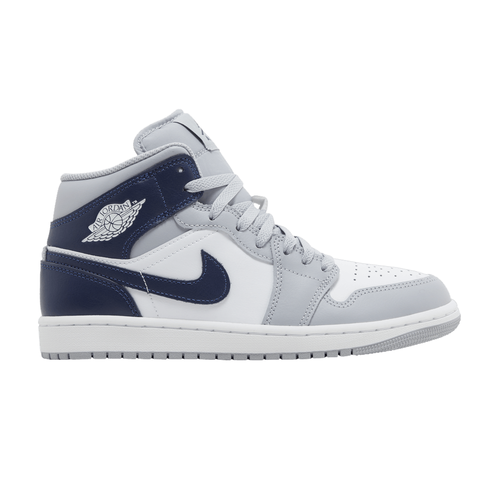 JORDAN 1 MID WOLF GREY MIDNIGHT NAVY