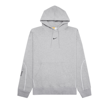 NIKE X NOCTA CS PULLOVER HOODIE DARK GREY HEATHER/MATTE SILVER/BLACK — Stock