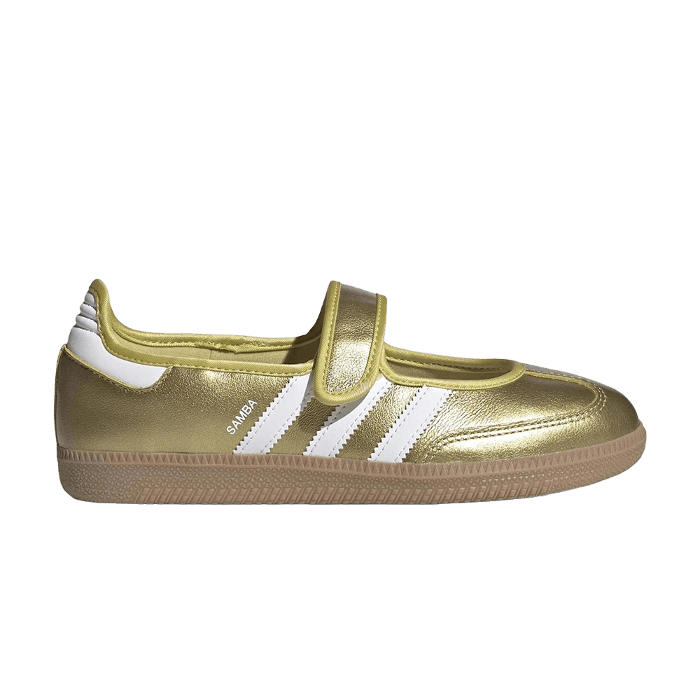 ADIDAS SAMBA JANE GOLD METALLIC WHITE (WOMEN&