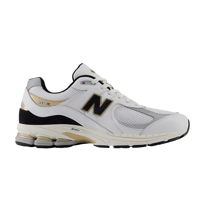 NEW BALANCE 2002R WHITE BLACK GOLD METALLIC