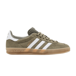 ADIDAS GAZELLE INDOOR OLIVE STRATA CLOUD WHITE GUM