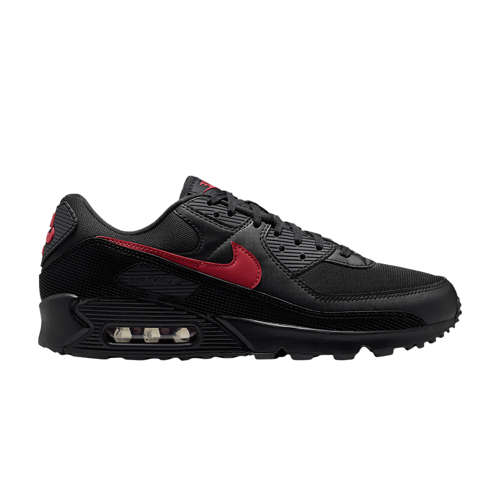 NIKE AIR MAX 90 BLACK TOUGH RED