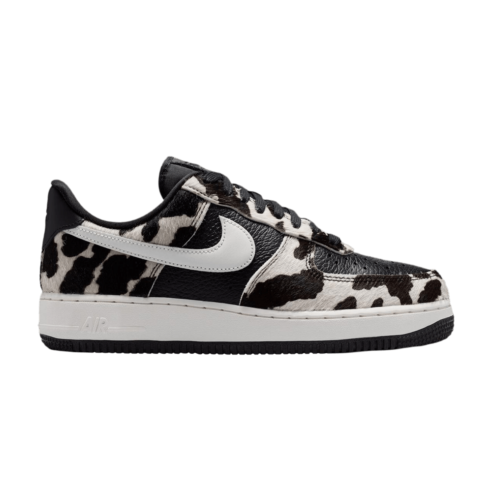 NIKE AIR FORCE 1 LOW COW PRINT BLACK (WOMEN&