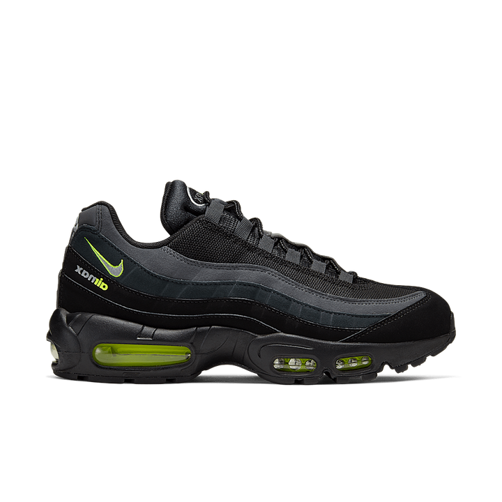 NIKE AIR MAX 95 RETRO LOGO BLACK GREY VOLT