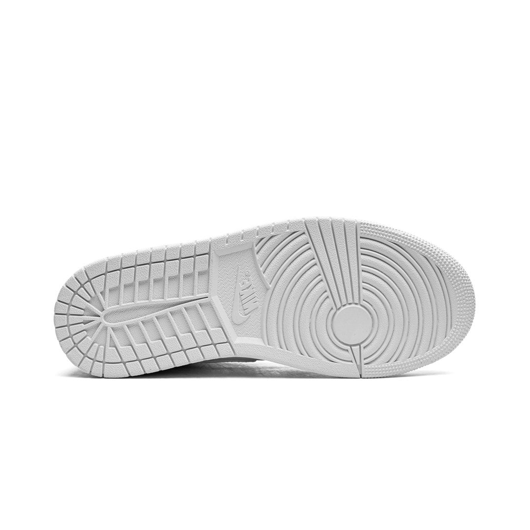 JORDAN 1 MID TRIPLE WHITE