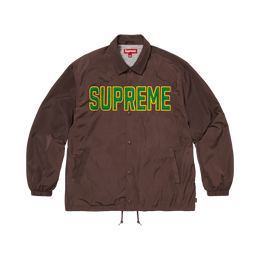SUPREME SPELLOUT COACHES JACKET 'BROWN'