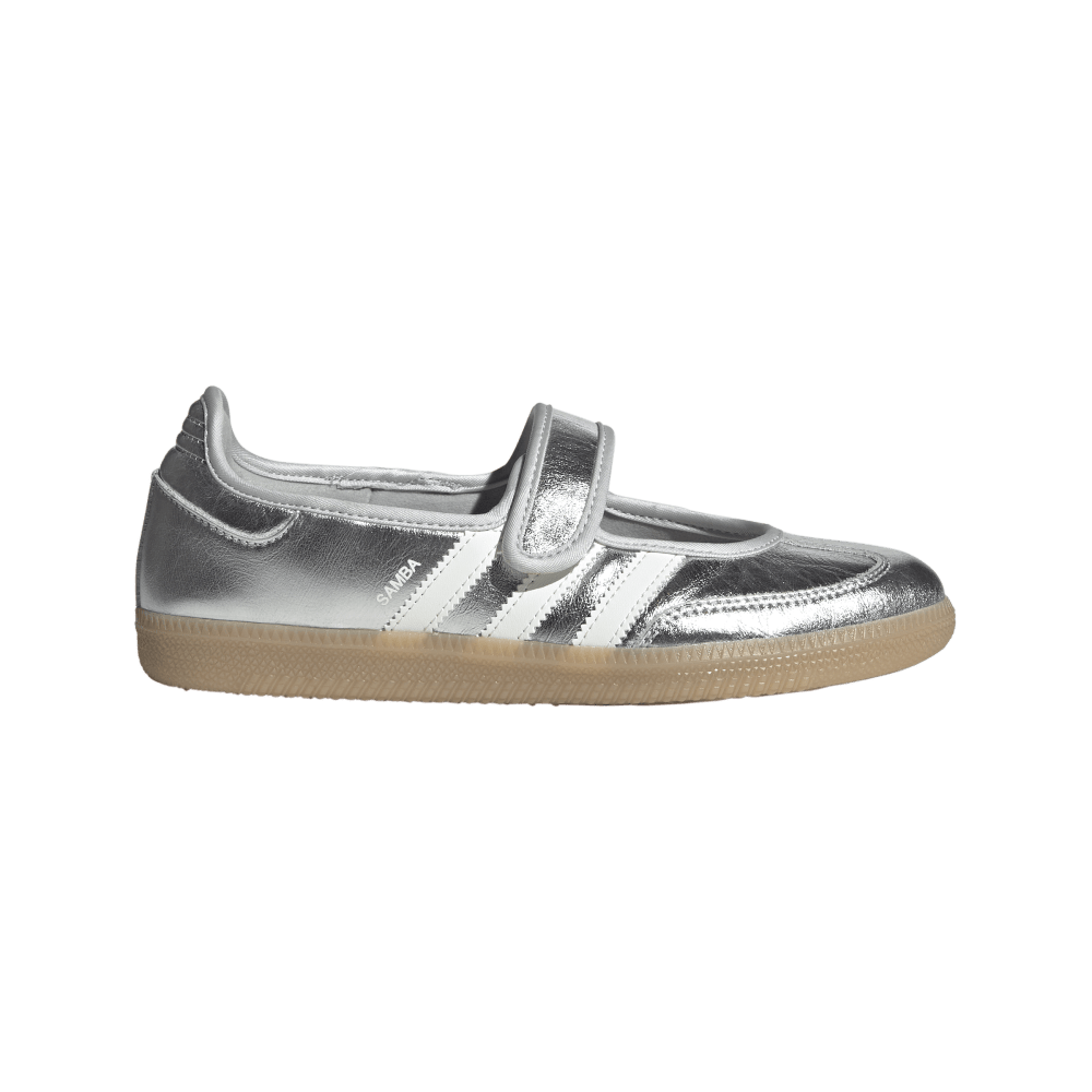 ADIDAS SAMBA JANE SILVER METALLIC OFF WHITE (WOMEN&