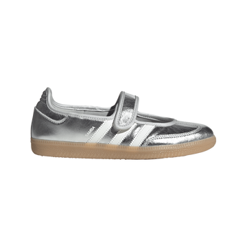 ADIDAS SAMBA JANE SILVER METALLIC OFF WHITE (WOMEN'S) — Stock