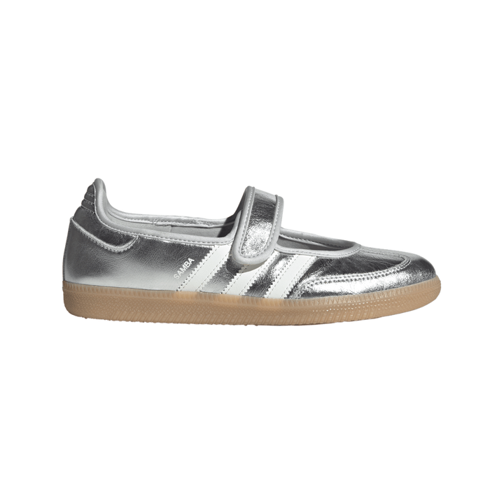 ADIDAS SAMBA JANE SILVER METALLIC OFF WHITE (WOMEN&