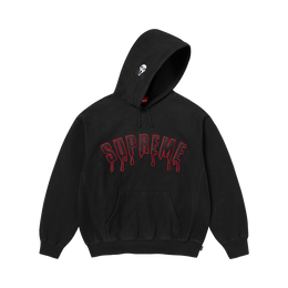 SUPREME GHOSTFACE ARC HOODED SWEATSHIRT 'BLACK'