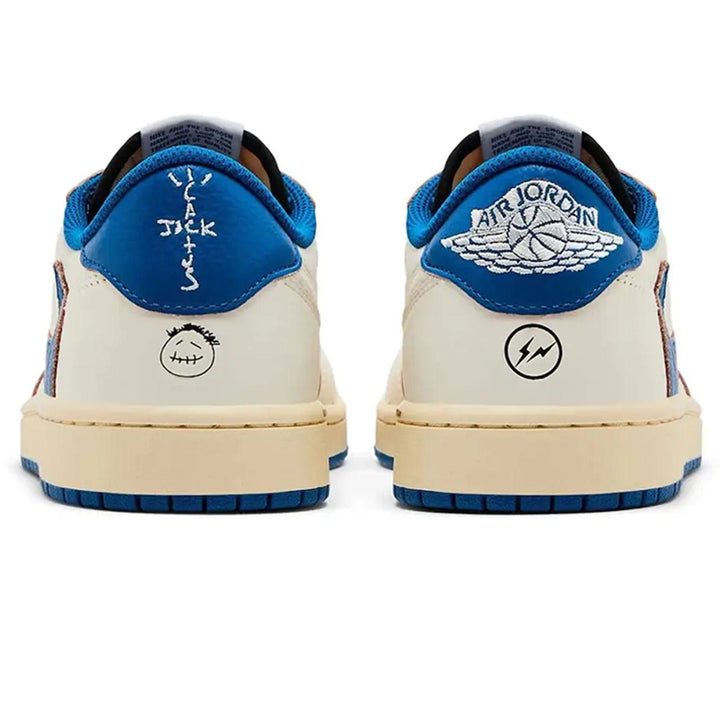 FRAGMENT DESIGN X TRAVIS SCOTT X AIR JORDAN 1 RETRO LOW OG &