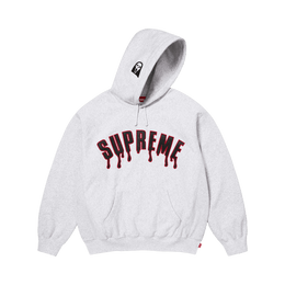SUPREME GHOSTFACE ARC HOODED SWEATSHIRT 'ASH GREY'