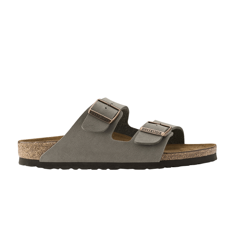 BIRKENSTOCK ARIZONA BIRKIBUC STONE
