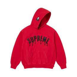 SUPREME GHOSTFACE ARC HOODED SWEATSHIRT 'RED'