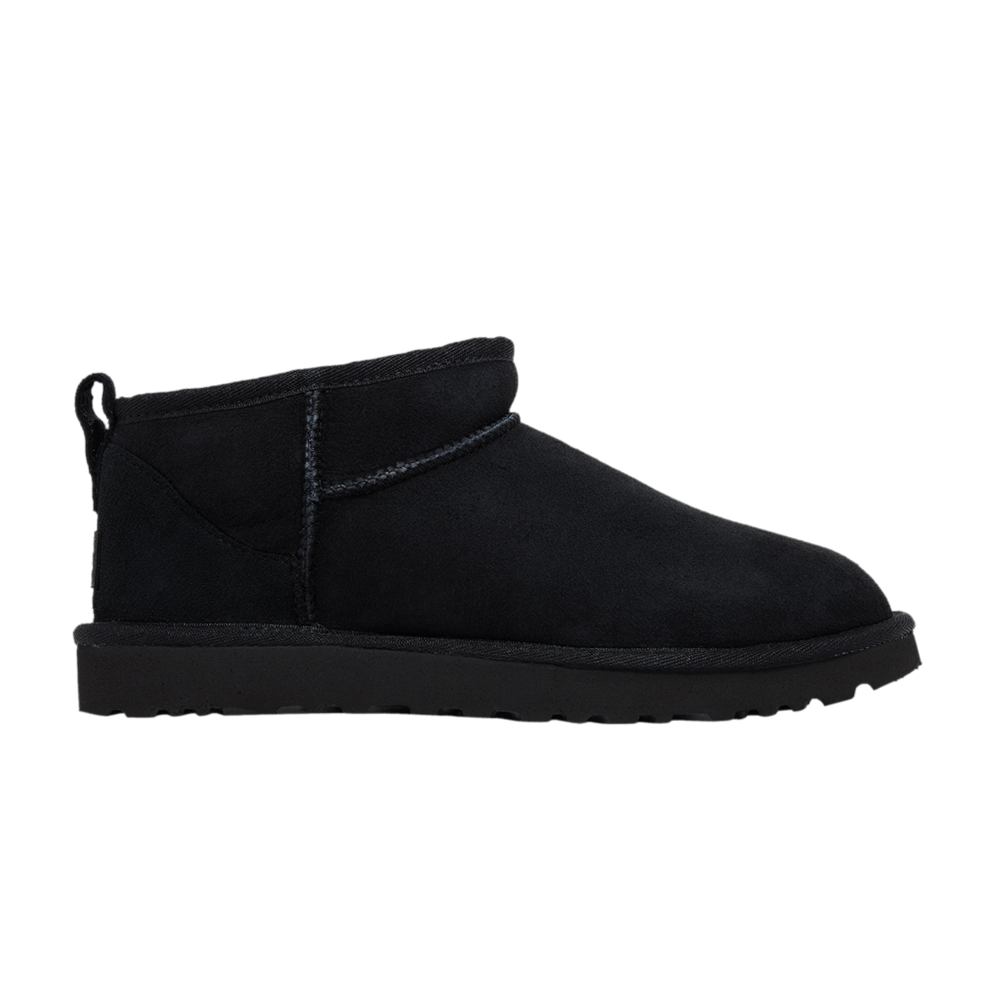 UGG CLASSIC ULTRA MINI BOOT BLACK (WOMEN&