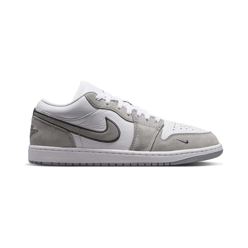 NIKE JORDAN 1 LOW WHITE IRON GREY