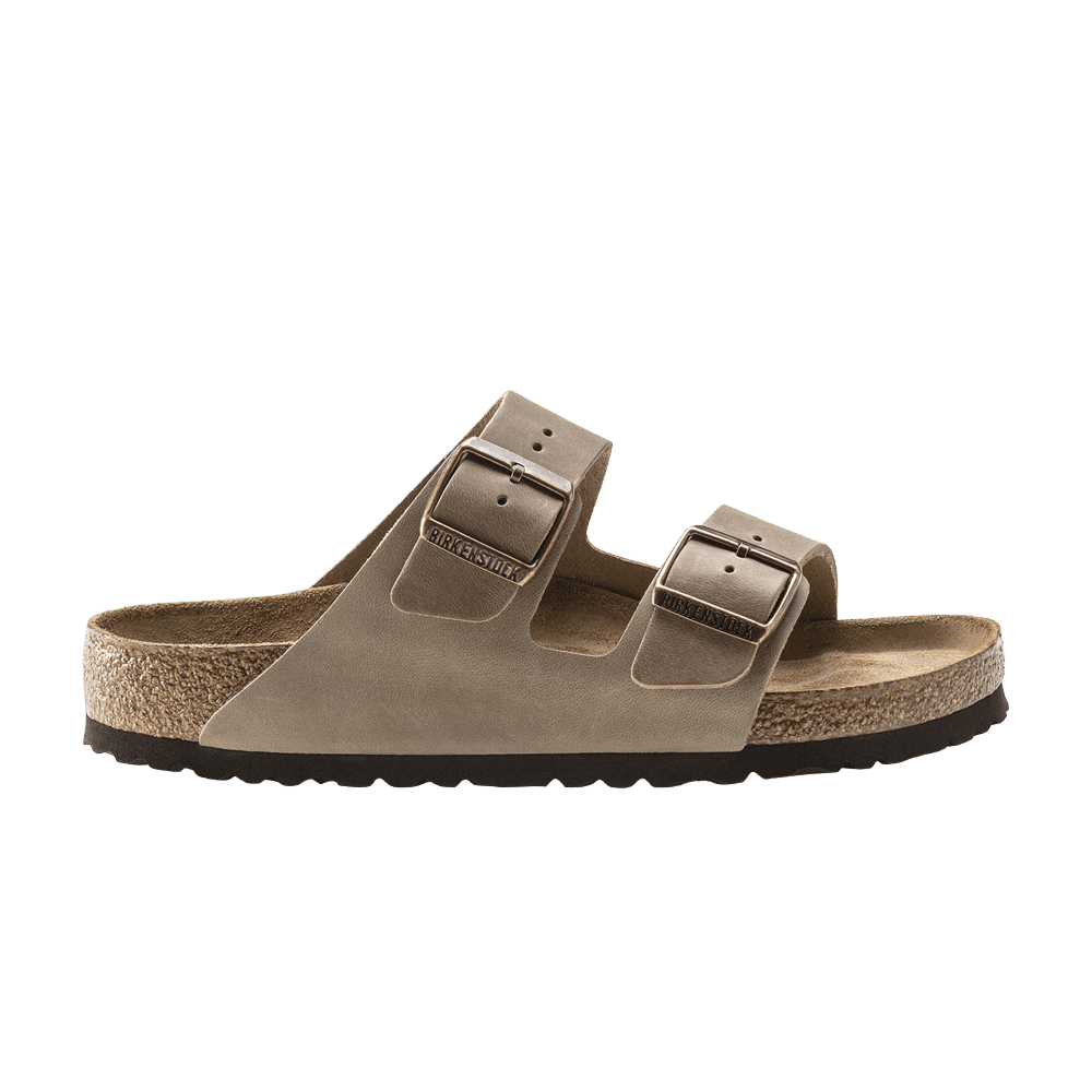 BIRKENSTOCK ARIZONA SOFT FOOTBED OILED LEATHER TOBACCO BROWN