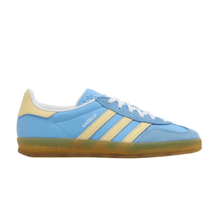 ADIDAS GAZELLE INDOOR SEMI BLUE BURST ALMOST YELLOW (WOMEN&