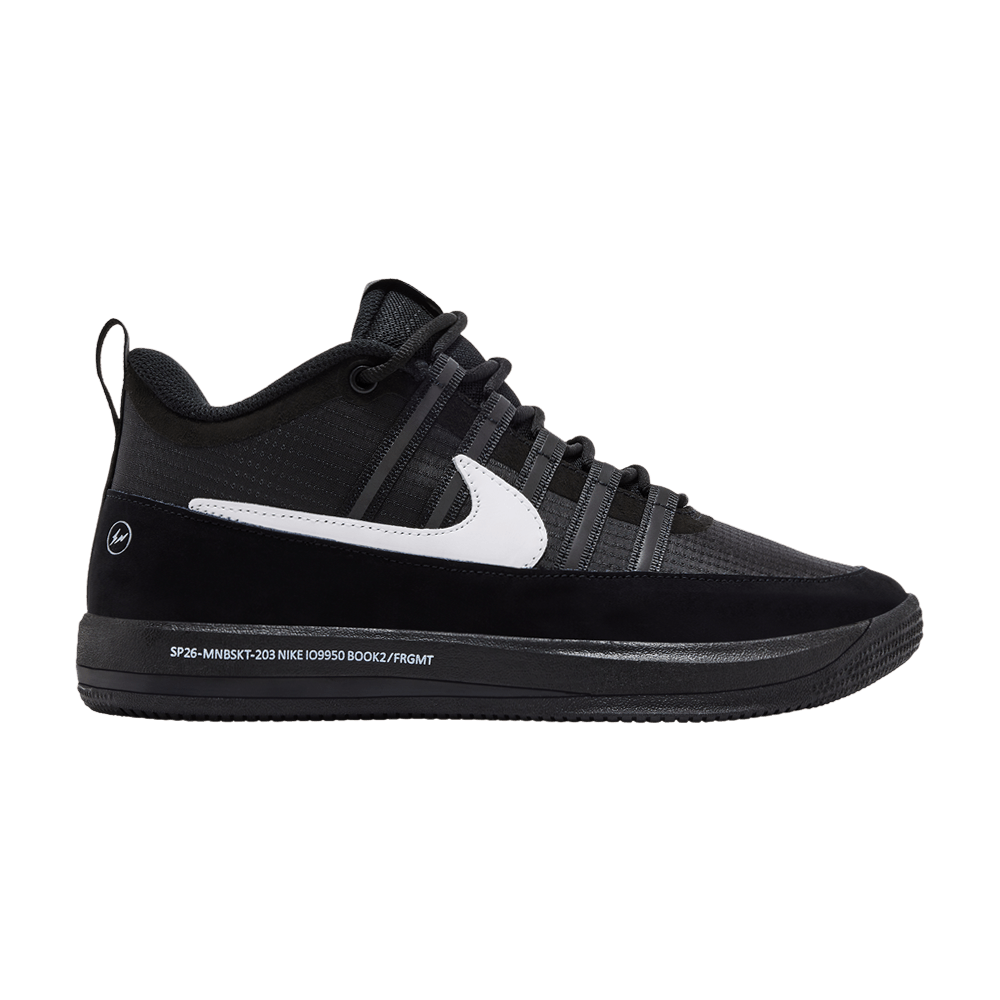 FRAGMENT DESIGN X NIKE BOOK 2 BLACK WHITE