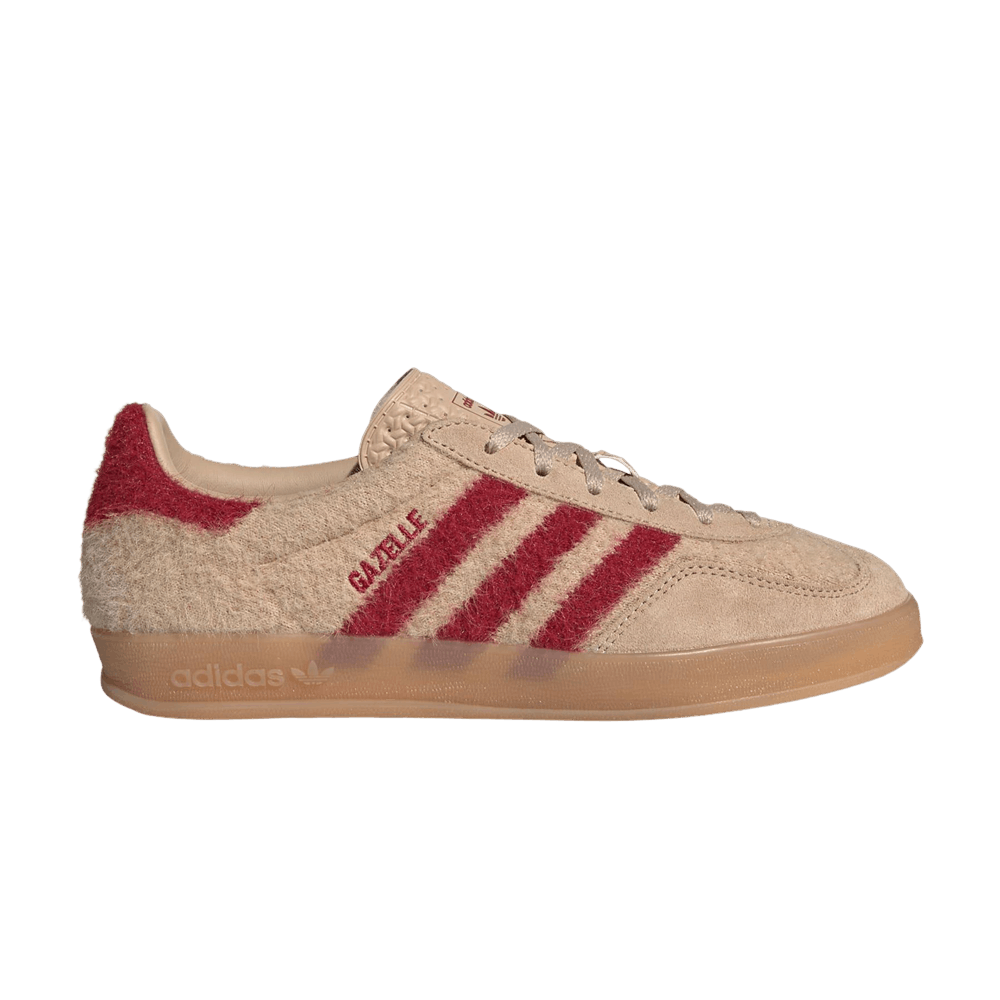 ADIDAS GAZELLE INDOOR MAGIC BEIGE VICTORY RED (WOMEN&