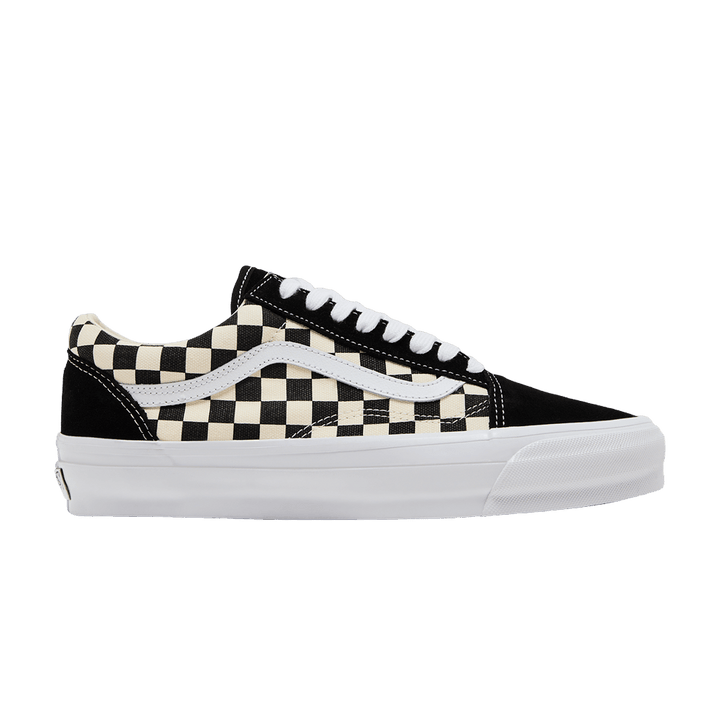 VANS OLD SKOOL 36 LX CHECKERBOARD WHITE BLACK