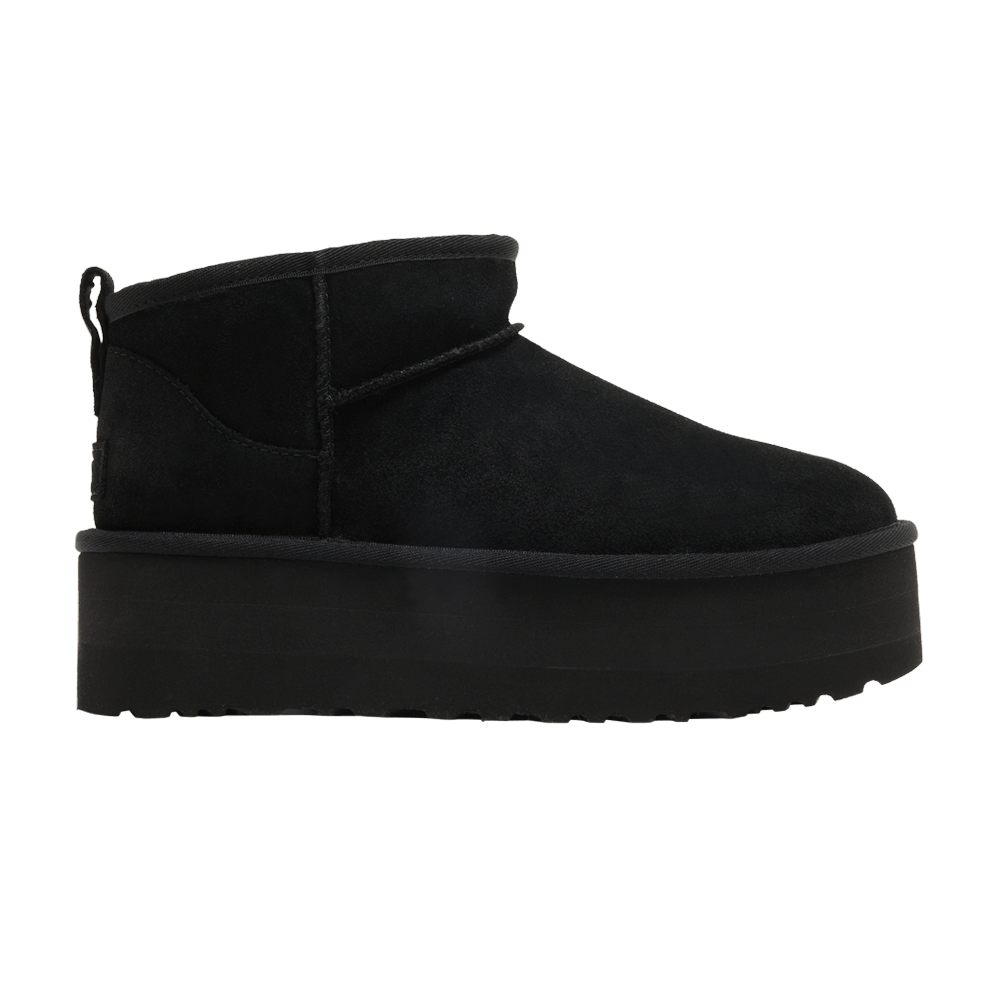 UGG CLASSIC ULTRA MINI PLATFORM BOOT BLACK (WOMEN&