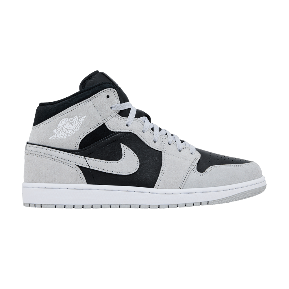 JORDAN 1 MID LIGHT SMOKE GREY BLACK — Stock