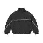 SUPREME LOGO TAPING TRACK JACKET 'BLACK'