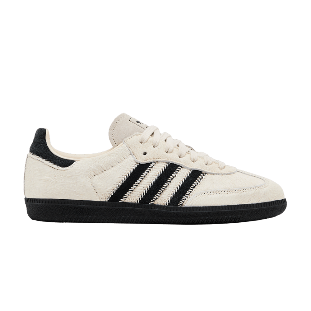 ADIDAS SAMBA OG WONDER WHITE BLACK PONY (WOMEN&