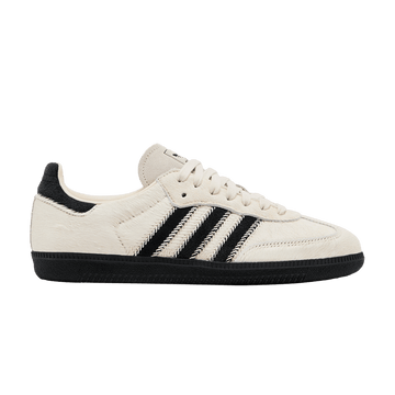 ADIDAS SAMBA OG WONDER WHITE BLACK PONY (WOMEN'S) — Stock