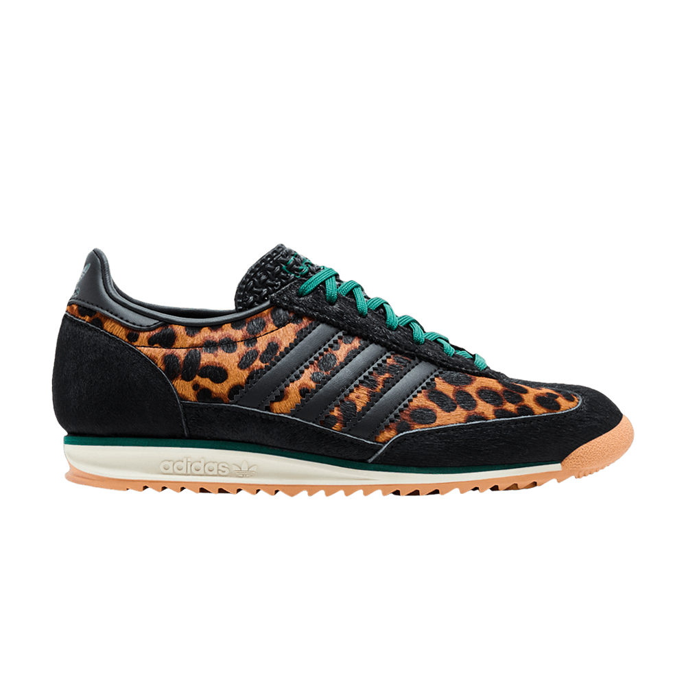 ADIDAS SL 72 OG LEOPARD PRINT COLLEGIATE GREEN (WOMEN&
