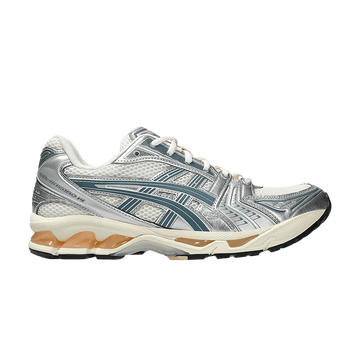ASICS GEL-KAYANO 14 BIRCH PURE SILVER TEAL GOLD — Stock