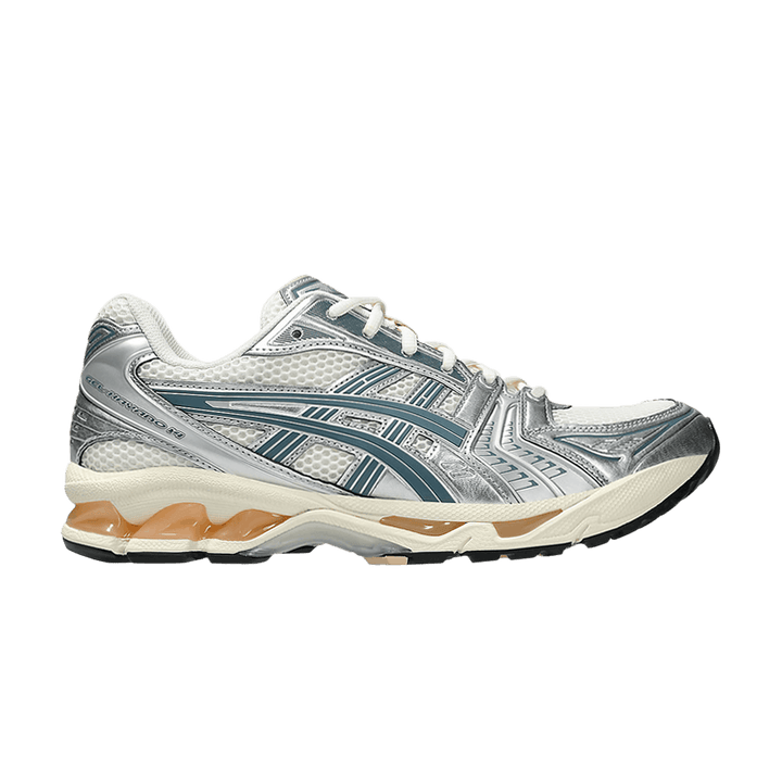 ASICS GEL-KAYANO 14 BIRCH PURE SILVER TEAL GOLD