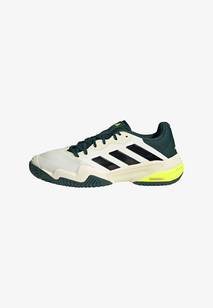 ADIDAS BARRICADE 13 OFF WHITE CORE BLACK POWDER TEAL