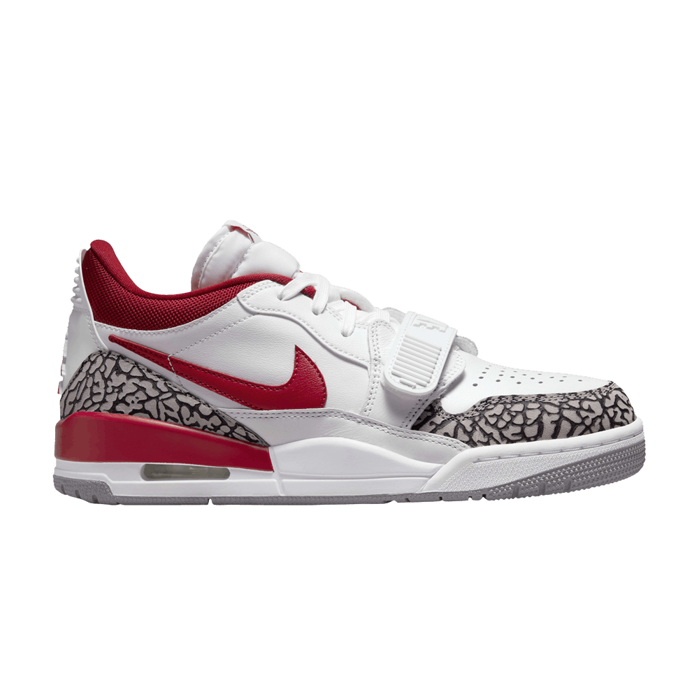 JORDAN LEGACY 312 LOW WHITE CEMENT GYM RED (WOMEN&