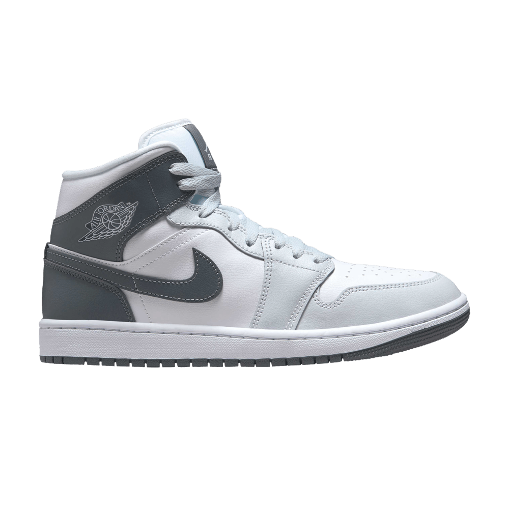 JORDAN 1 MID WHITE SMOKE GREY (WOMEN&