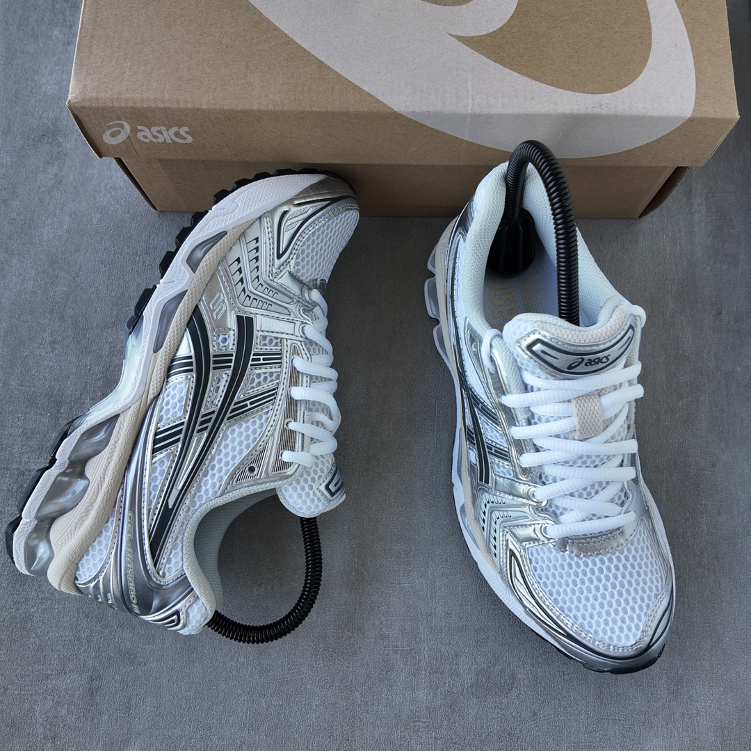 ASICS GEL-KAYANO 14 “WHITE GRAPHITE GREY” WOMEN&