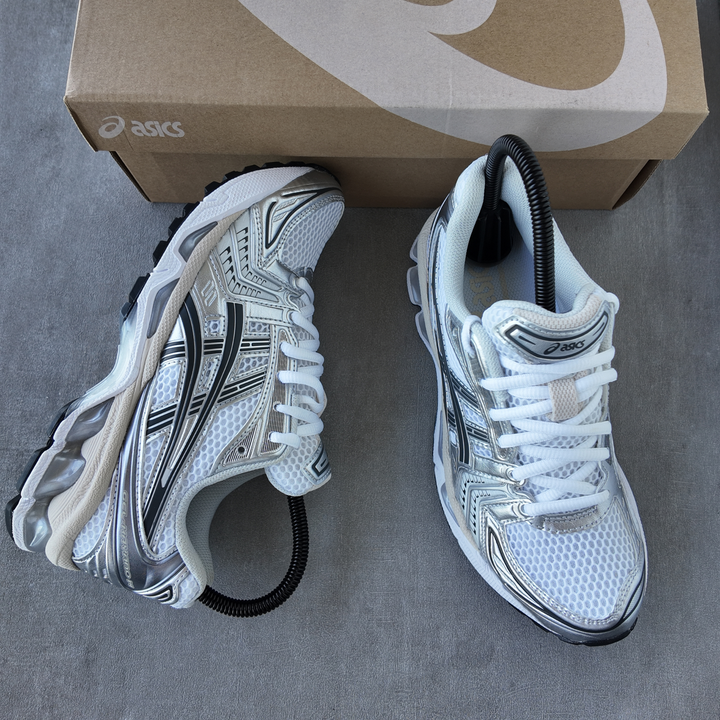 ASICS GEL-KAYANO 14 “WHITE GRAPHITE GREY” WOMEN&