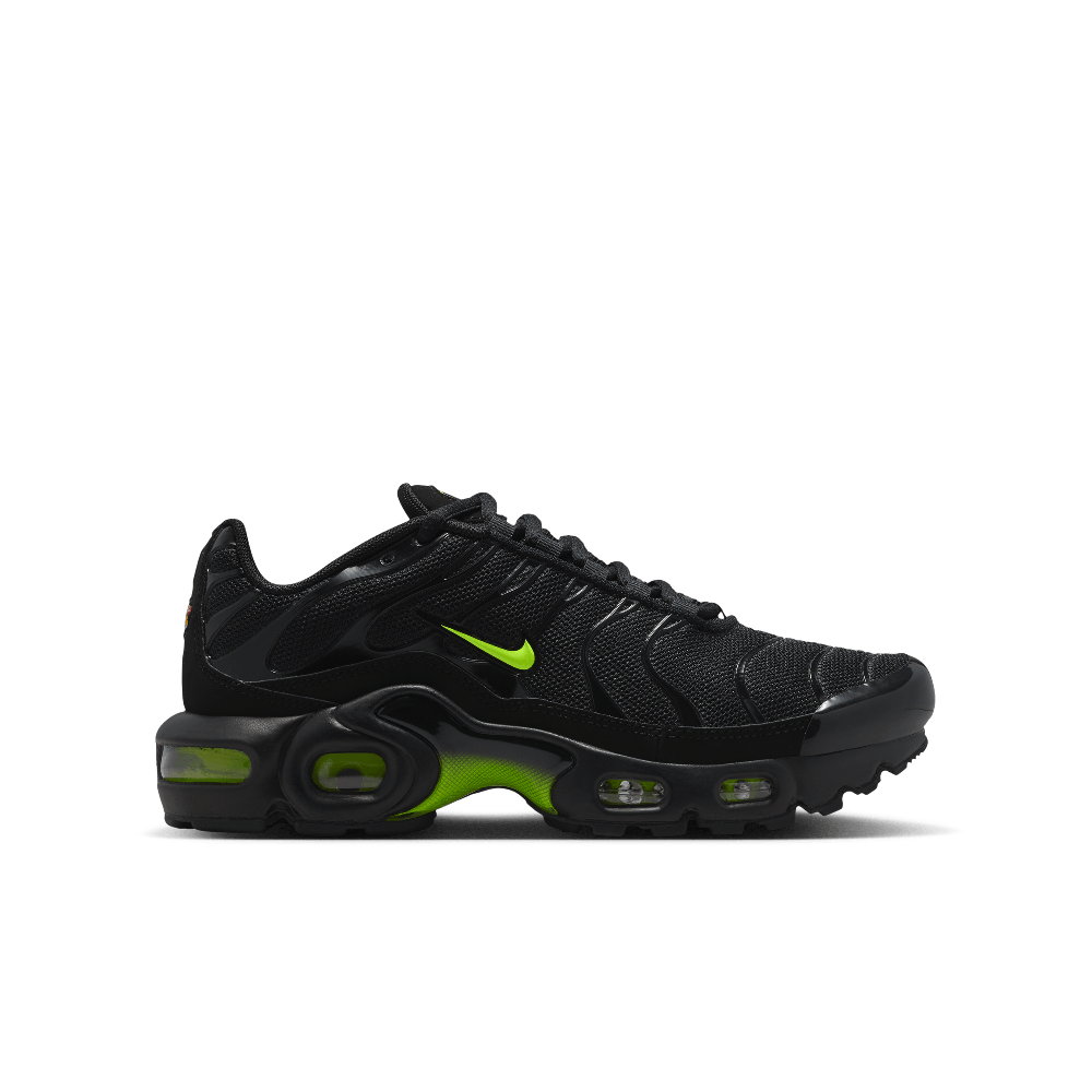 NIKE AIR MAX PLUS BLACK VOLT (GS)