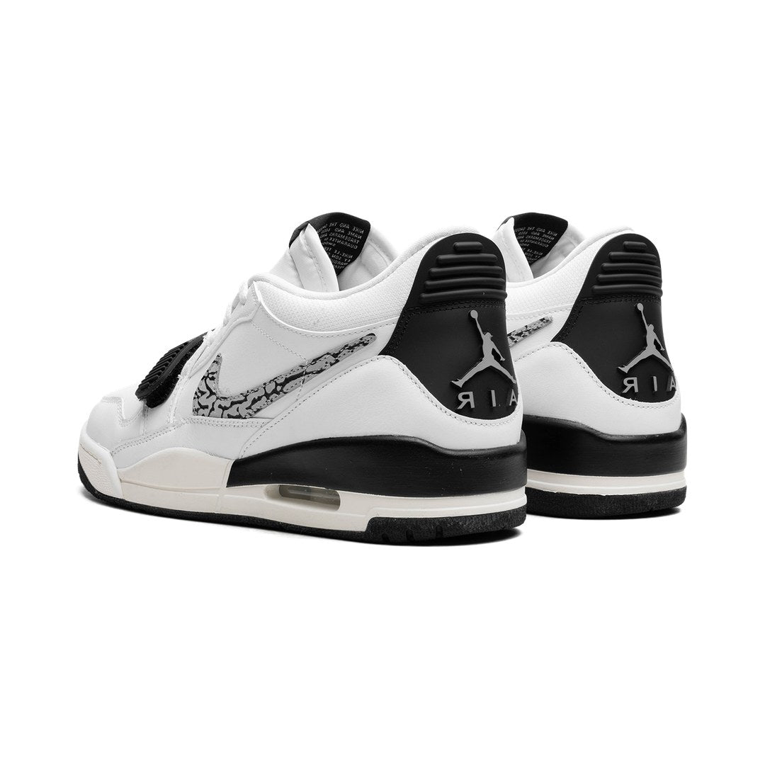JORDAN LEGACY 312 LOW WHITE BLACK ELEPHANT SWOOSH