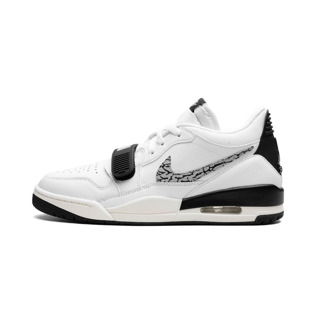 JORDAN LEGACY 312 LOW WHITE BLACK ELEPHANT SWOOSH